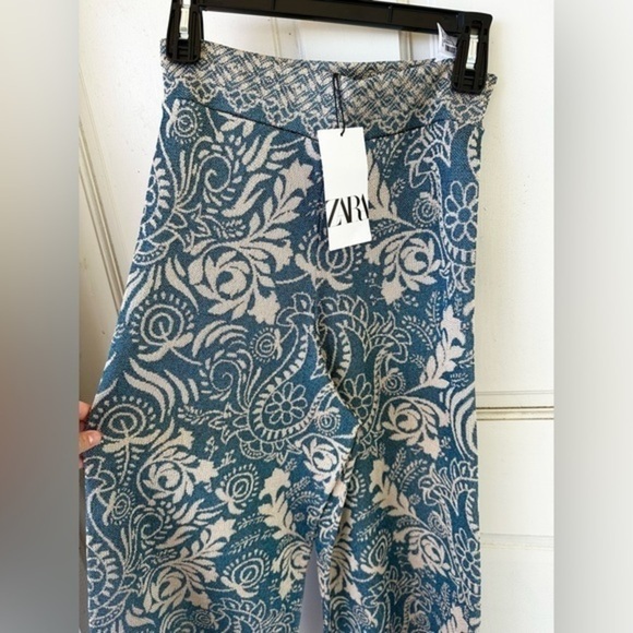 Zara Jacquard Trousers Pants 1822/008/440 - Picture 11 of 13